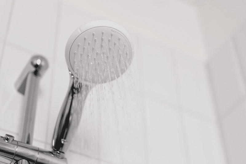 A running shower 