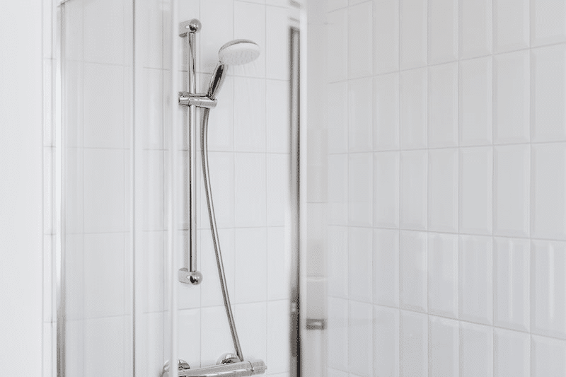 A picture of a handheld shower