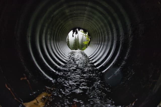 A sewer drain