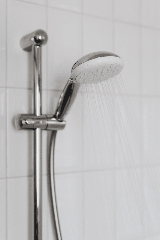 A handheld shower