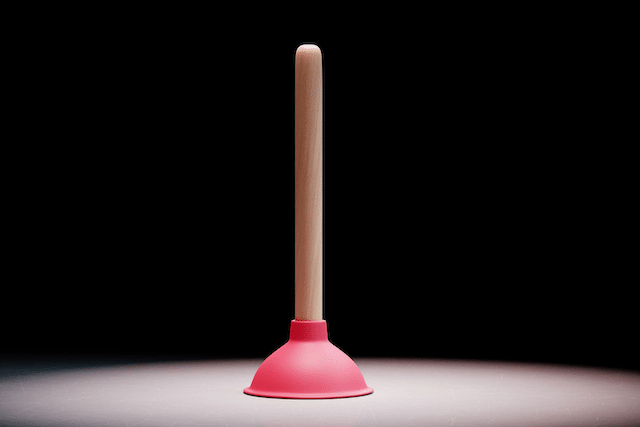 A cup plunger 