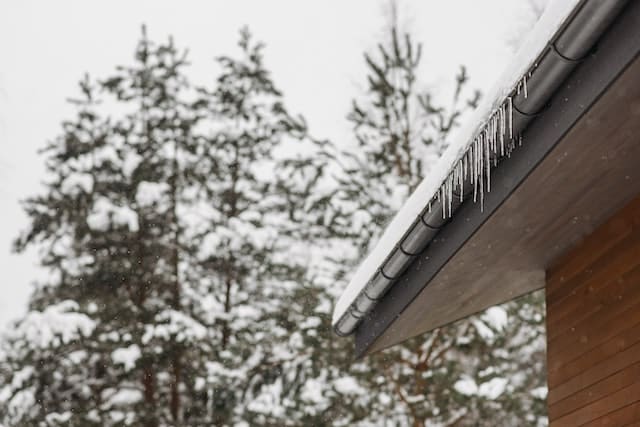 Icicles On A Roof