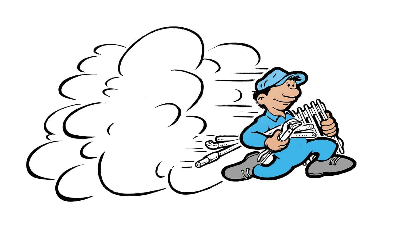 Plumber service illustration