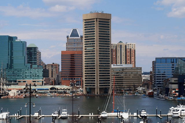 baltimore, harbor, city, maryland