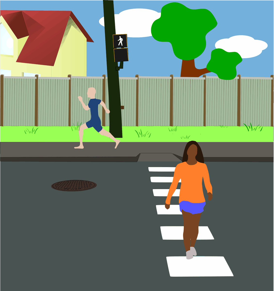 Photo by OpenClipart-Vectors crossing, crosswalk, fence, jogging, manhole, neighborhood, pedestrian, road, sewer, sidewalk, street, walk, walking, crosswalk, crosswalk, crosswalk, crosswalk, crosswalk, neighborhood, neighborhood, pedestrian, sidewalk, sidewalk, sidewalk, street, street, street, walk, walking